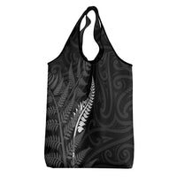 New Zealand Chur Bro Grocery Bag Maori Koru With Silver Fern