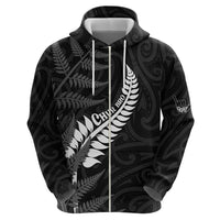 Personalised New Zealand Chur Bro Hoodie Maori Koru With Silver Fern