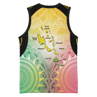 Vanuatu Independence Day Basketball Jersey The Untouched Paradise
