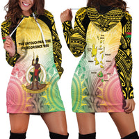 Vanuatu Independence Day Hoodie Dress The Untouched Paradise LT05 - Polynesian Pride