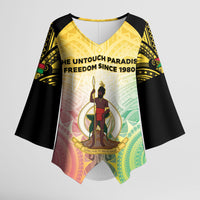 Vanuatu Independence Day Kimono Sleeve Blouse The Untouched Paradise