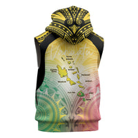 Vanuatu Independence Day Sleeveless Zip Hoodie The Untouched Paradise LT05 - Polynesian Pride