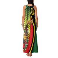 Vanuatu Constitution Day Family Matching Tank Maxi Dress and Hawaiian Shirt Long Live Vanuatu LT05 - Polynesian Pride