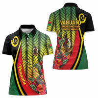 Vanuatu Constitution Day Women Polo Shirt Long Live Vanuatu - Polynesian Pride