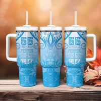 Fiji Day Tumbler With Handle 55th Anniversary Forever Fiji - Polynesian Pride