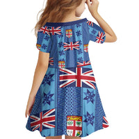 Fiji Masi Tapa Family Matching Long Sleeve Bodycon Dress and Hawaiian Shirt Coat Of Arms LT05 - Polynesian Pride