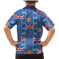 Fiji Masi Tapa Family Matching Mermaid Dress and Hawaiian Shirt Coat Of Arms LT05 - Polynesian Pride