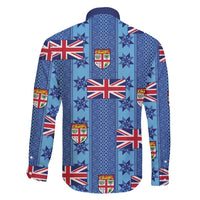 Fiji Masi Tapa Family Matching Off Shoulder Maxi Dress and Hawaiian Shirt Coat Of Arms LT05 - Polynesian Pride