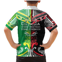 Cook Islands And Aotearoa Family Matching Mermaid Dress and Hawaiian Shirt Together For Te Tiriti O Waitangi LT05 - Polynesian Pride
