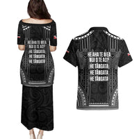 Aotearoa Toitu Te Tiriti Couples Matching Puletasi and Hawaiian Shirt No Kiwi Without Iwi LT05 - Polynesian Pride