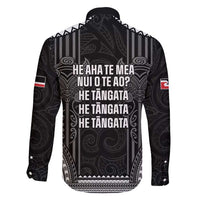 Aotearoa Toitu Te Tiriti Family Matching Off Shoulder Short Dress and Hawaiian Shirt No Kiwi Without Iwi LT05 - Polynesian Pride