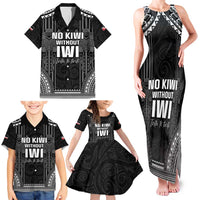 Aotearoa Toitu Te Tiriti Family Matching Tank Maxi Dress and Hawaiian Shirt No Kiwi Without Iwi LT05 - Polynesian Pride