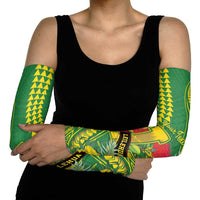 Personalised Hawaii Leilehua High School Arm Sleeves Tribal Tattoo With Hibiscus Flowers LT05 - Polynesian Pride