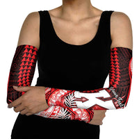 Personalised Hawaii Kalani High School Arm Sleeves Tribal Tattoo With Hibiscus Flowers