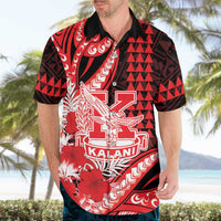 Personalised Hawaii Kalani High School Hawaiian Shirt Tribal Tattoo With Hibiscus Flowers LT05 - Polynesian Pride