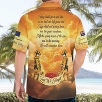 New Zealand And Australia ANZAC Day Hawaiian Shirt Sinai Palestine Campaign Lest We Forget LT05 - Polynesian Pride