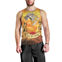 New Zealand And Australia ANZAC Day Men Tank Top Sinai Palestine Campaign Lest We Forget LT05 - Polynesian Pride