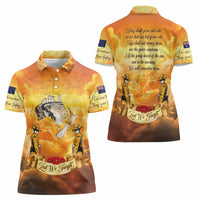 New Zealand And Australia ANZAC Day Women Polo Shirt Sinai Palestine Campaign Lest We Forget LT05 - Polynesian Pride