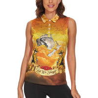 New Zealand And Australia ANZAC Day Women Sleeveless Polo Shirt Sinai Palestine Campaign Lest We Forget LT05 - Polynesian Pride