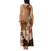 Tonga Emancipation Day Family Matching Tank Maxi Dress and Hawaiian Shirt Tongan Kupesi Ngatu Pattern Vintage Style LT05 - Polynesian Pride