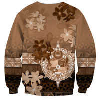 Tonga Emancipation Day Sweatshirt Tongan Kupesi Ngatu Pattern Vintage Style