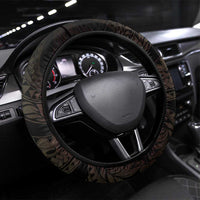AAPI Heritage Month Steering Wheel Cover Kanaka Maoli Polynesian Tribal Wave