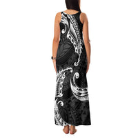 AAPI Heritage Month Family Matching Tank Maxi Dress and Hawaiian Shirt American Samoa Polynesian Tribal Wave LT05 - Polynesian Pride