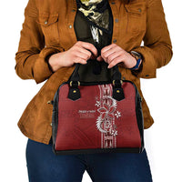 Tonga Language Week Shoulder Handbag Malo e Lelei Kupesi Ngatu Pattern