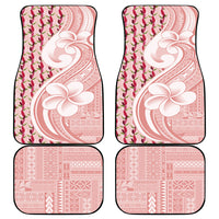 Samoa Teuila Car Mats Pink Samoan Siapo Motifs
