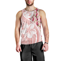 Samoa Teuila Men Tank Top Pink Samoan Siapo Motifs LT05 - Polynesian Pride