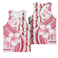 Samoa Teuila Basketball Jersey White Samoan Siapo Motifs LT05 - Polynesian Pride