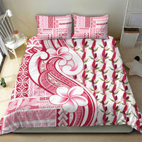 Samoa Teuila Bedding Set White Samoan Siapo Motifs