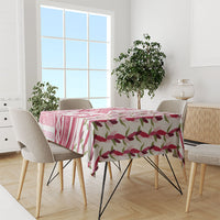 Samoa Teuila Tablecloth White Samoan Siapo Motifs