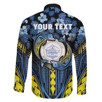 Personalised Palau Family Matching Off Shoulder Maxi Dress and Hawaiian Shirt Polynesian Dolphin Tropical Hibiscus Style LT05 - Polynesian Pride
