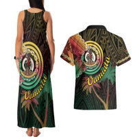 Vanuatu Espiritu Santo Island Couples Matching Tank Maxi Dress and Hawaiian Shirt Beach Landscape LT05 - Polynesian Pride