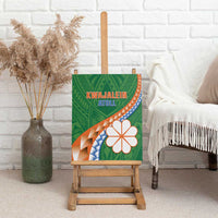 Marshall Islands Kwajalein Atoll Canvas Wall Art Polynesian Tribal Tattoo