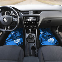 Personalised Hawaii State Motto Car Mats Hawaiian Tribal Blue Hammerhead Shark LT05 - Polynesian Pride