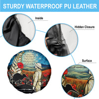 Kei Wareware Tatou New Zealand ANZAC Day Spare Tire Cover Starry Night Inspo Style LT05 - Polynesian Pride