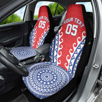 Custom Tuamotu Archipelago Car Seat Cover Polynesian Tribal Tattoo
