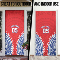 Custom Tuamotu Archipelago Door Cover Polynesian Tribal Tattoo