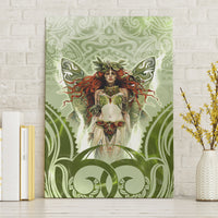 New Zealand Maori Fairy Patupaiarehe Canvas Wall Art Polynesian Style LT05 Without Frame Red - Polynesian Pride