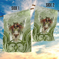 New Zealand Maori Fairy Patupaiarehe Garden Flag Polynesian Style LT05 - Polynesian Pride