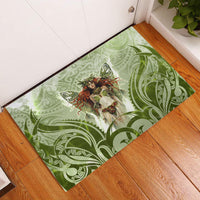 New Zealand Maori Fairy Patupaiarehe Rubber Doormat Polynesian Style LT05 Red - Polynesian Pride