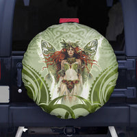 New Zealand Maori Fairy Patupaiarehe Spare Tire Cover Polynesian Style LT05 - Polynesian Pride