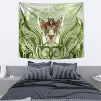 New Zealand Maori Fairy Patupaiarehe Tapestry Polynesian Style