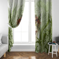 New Zealand Maori Fairy Patupaiarehe Window Curtain Polynesian Style LT05 - Polynesian Pride
