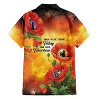 ANZAC Day Red Poppy Family Matching Summer Maxi Dress and Hawaiian Shirt Honoring The ANZAC Spirit LT05 - Polynesian Pride