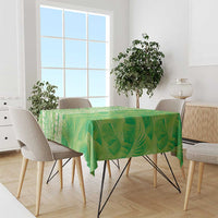 Hawaii Prince Kuhio Tablecloth Lime Green Hawaiian Lau Maia With Leis