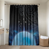 New Zealand Matariki Bathroom Set Pleiades Star Cluster Blue Galaxy
