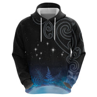 New Zealand Matariki Hoodie Pleiades Star Cluster Blue Galaxy